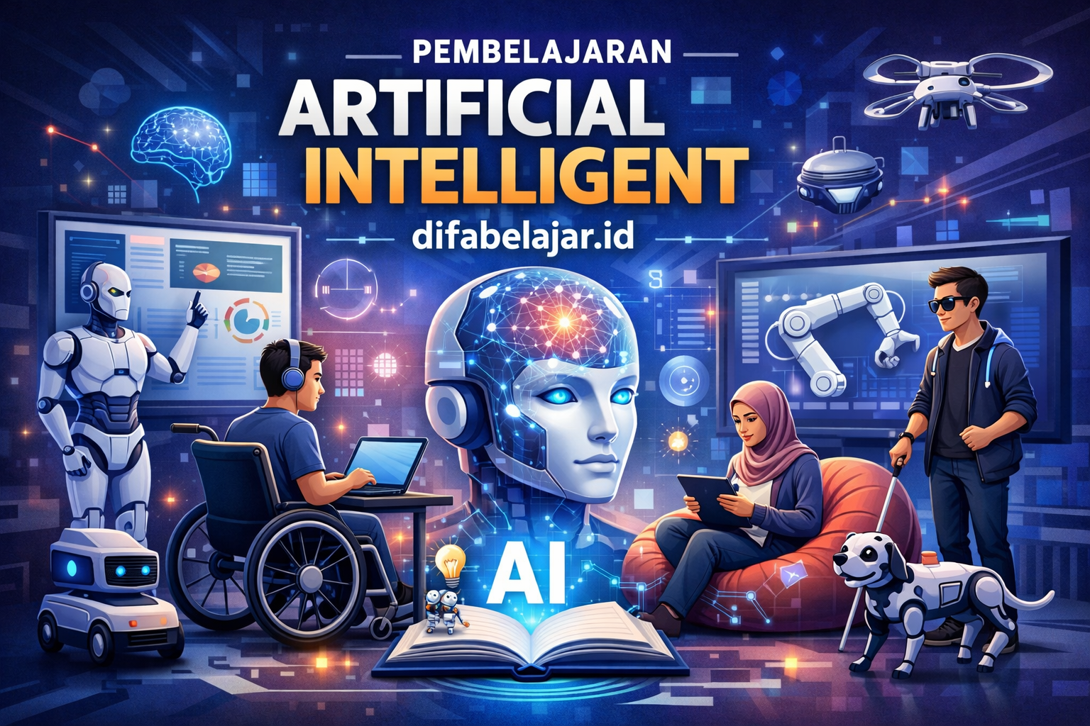 Ilustrasi Pembelajaran Artificial Intelligent