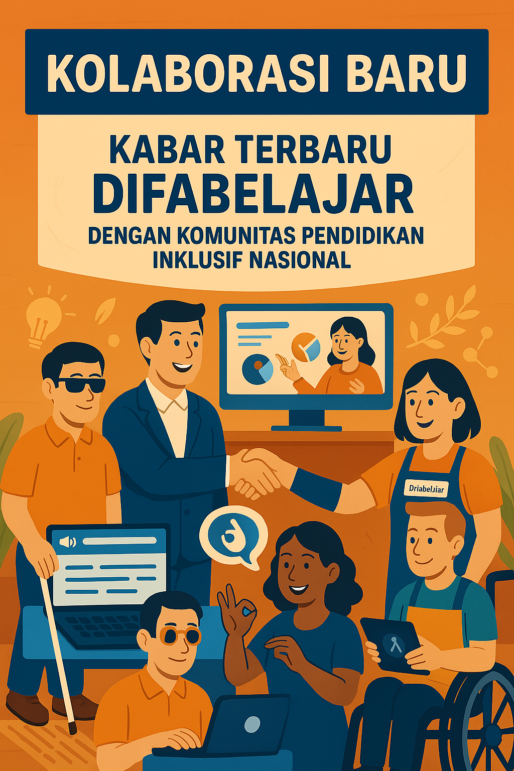 Gambar illustrasi info terbaru difabelajar