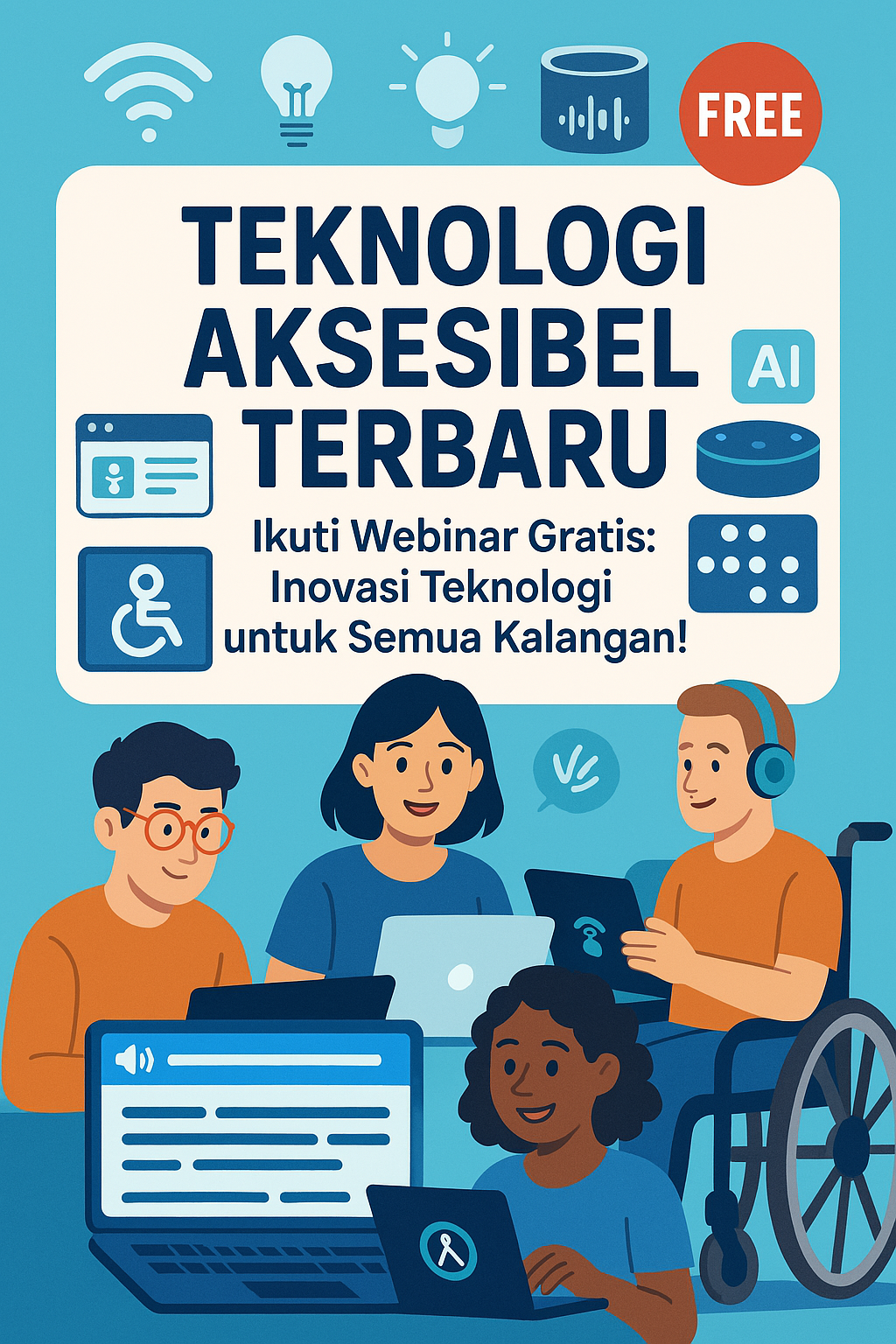 Thumbnail webinar difabelajar terbaru teknologi aksesibel